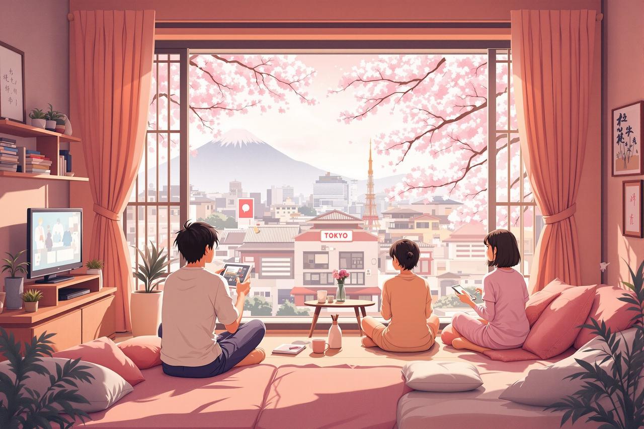 爱看剧覆盖市场 - 日本市场